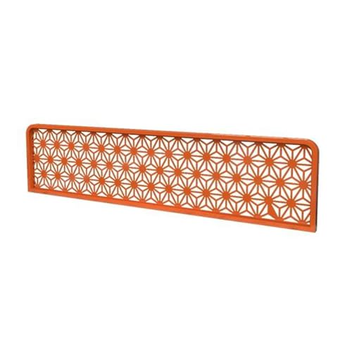 Trennwände Aus Eisen for Essbereiche, Schreibtischteiler, Arbeitsplattenschirm, Trennwand for Restaurantarbeitsplatten for Esszimmerbars(Orange,80x30cm/31.49x11.8in) von Generic