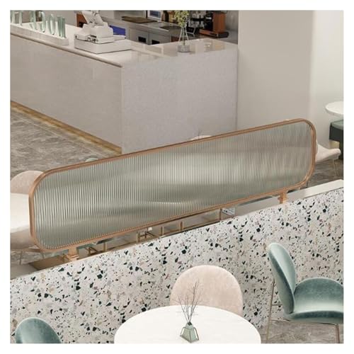 Trennwände for Essbereiche, 8-teiliges Durchscheinendes Glas-Arbeitsplatten-Paravent, Sichtschutz-Schreibtisch-Trennwand, Trennwand for Den Eingangsbereich(6 Panels) von Generic