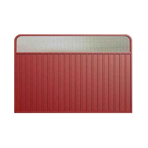 Trennwände for Essbereiche, Bodenstehende Restaurant-Trennwand, Arbeitsplattenschirm, Durchscheinendes Design for Den Schreibtisch Im Wohnzimmer(Red,90x100cm/35.43x39.37in) von Generic