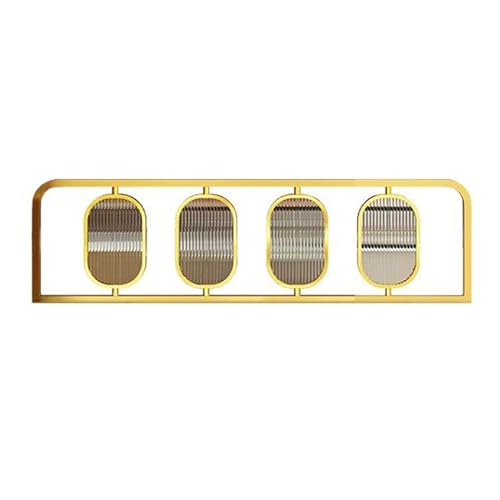 Trennwände for Essbereiche, Sichtschutz-Schreibtisch-Trennwand Aus Glas, Durchscheinender Arbeitsplattenschirm, 360°-Drehung for Den Eingangs-Restaurant(120x45cm/47.24x17.71in) von Generic