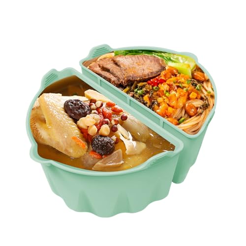 Trennwand Einlage Für Slow Cooker - Ovale Form Spülmaschinengeeignet | Wiederverwendbare Silikon Slow Cooker Trennwand | Für Suppe Tomate Huhn von Generic