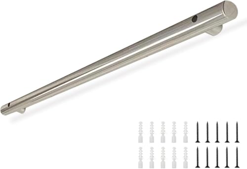 Treppen Handlauf Halterungen Kit 30-600cm Edelstahl Treppengeländer Handläufe Wandhalterung Treppengeländer Sicherheitsstütze Für Den Außenbereich rutschfeste Haltegriff Im I, 8.2ft/250cm Treppen Handlauf Halterungen Kit 30-600cm Edelstahl Treppengeländer Handläufe Wandhalterung Treppengeländer Sicherheitsstütze Für Den Außenbereich rutschfeste Haltegriff Im I, 8.2ft/250cm von Generic