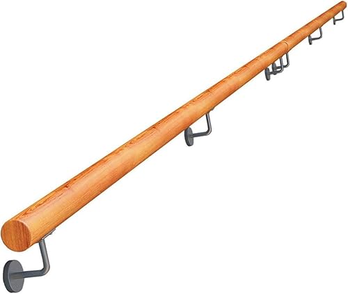 Treppenhandlauf Aus Holz, Rutschfestes Geländer Aus Kiefernholz, Sicherer Handlauf Aus Massivholz Für ältere Menschen, Geeignet Für St, Bars, Villen, 500cm Treppenhandlauf Aus Holz, Rutschfestes Geländer Aus Kiefernholz, Sicherer Handlauf Aus Massivholz Für ältere Menschen, Geeignet Für St, Bars, Villen, 500cm von Generic