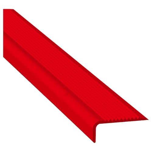 Treppenkantenprofil Kantenschutz Selbstklebende Anti-Rutsch-Gummistreifen an der Stufenkante erhöhen die Reibung und verringern das Ausrutschen im Innen- und Außenbereich LLIMEIDP250410(Color:Red,SI Treppenkantenprofil Kantenschutz Selbstklebende Anti-Rutsch-Gummistreifen an der Stufenkante erhöhen die Reibung und verringern das Ausrutschen im Innen- und Außenbereich LLIMEIDP250410(Color:Red,SI von Generic