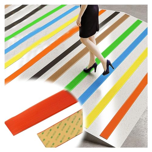Treppenkantenprofil Kantenschutz rutschfeste Stufenverkleidung, PVC-Gummi-Winkel-Treppenkantenverkleidung, Sicherheits-Stufenverkleidung für Innen- und Außenbereiche, Fliesen, Holz, Metalltreppen LL Treppenkantenprofil Kantenschutz rutschfeste Stufenverkleidung, PVC-Gummi-Winkel-Treppenkantenverkleidung, Sicherheits-Stufenverkleidung für Innen- und Außenbereiche, Fliesen, Holz, Metalltreppen LL von Generic