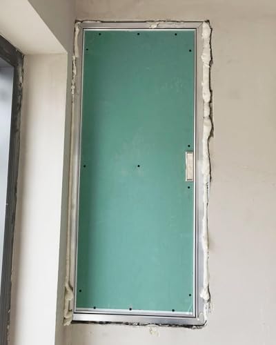 Trockenbau-Revisionsklappe Mit Griff, Lackierbare Wand-Revisionstür for Versteckte Rohrleitungen, Tragbare Gipskarton-Revisionsklappe, Flächenbündig Montierte Inspektionstür(350x1000mm/14x39in) von Generic