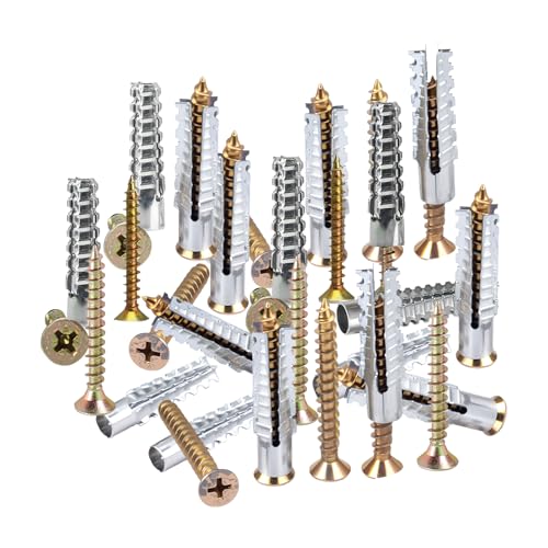 Trockenbauschrauben - Drilling Trockenbauanker Und Schraubenkit, Hochleistungs -Wand - -Kit Zink | Hardware -Nuss Für Schrank Tür Bücherregal Gipsbrett Bohrbilder Montage Möbelregalgarderobe Trockenbauschrauben - Drilling Trockenbauanker Und Schraubenkit, Hochleistungs -Wand - -Kit Zink | Hardware -Nuss Für Schrank Tür Bücherregal Gipsbrett Bohrbilder Montage Möbelregalgarderobe von Generic