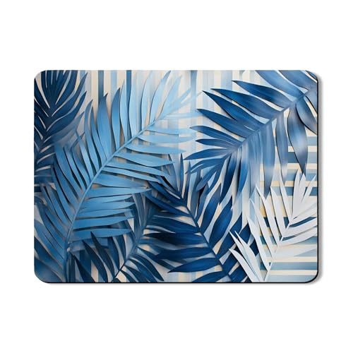 Tropische Abtropfmatten für Küchentheke, blaues Palmblatt, saugfähiges Gummi-Abtropfgestell, Matte, Sommer, Strand, PU-Leder, Trockenunterlage für Küche, Theke, Kaffee, Bar, Schutz, 45,7 x 61 cm Tropische Abtropfmatten für Küchentheke, blaues Palmblatt, saugfähiges Gummi-Abtropfgestell, Matte, Sommer, Strand, PU-Leder, Trockenunterlage für Küche, Theke, Kaffee, Bar, Schutz, 45,7 x 61 cm von Generic
