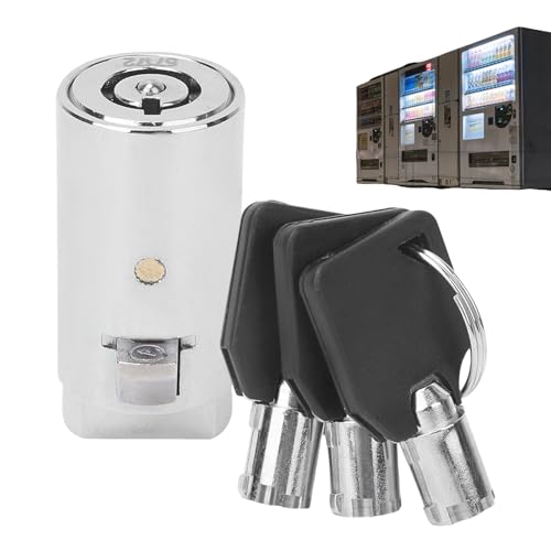 Tubulare Keyway Lock - Hohe Sicherheits -Zink -Legierung Mechanismus, gleichermaßen mit drei Tasten | Ersatzschloss für Verkaufsautomaten, Arcade -Schränke, Bürogeräte, Serverständer, Wasserkühlereinh Tubulare Keyway Lock - Hohe Sicherheits -Zink -Legierung Mechanismus, gleichermaßen mit drei Tasten | Ersatzschloss für Verkaufsautomaten, Arcade -Schränke, Bürogeräte, Serverständer, Wasserkühlereinh von Generic