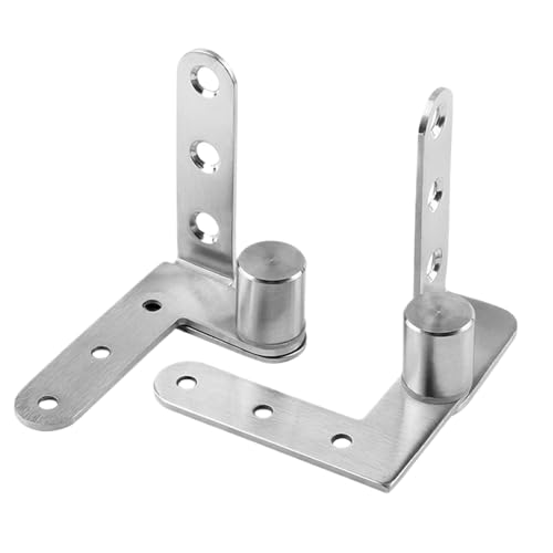 Tür Drehbeschläge | Haushalt Tür Drehscharnier 2 Stück,Edelstahl Schwenkwelle Beschläge Hardware Für Zuhause Lager Kleiderschrank Tür Drehbeschläge | Haushalt Tür Drehscharnier 2 Stück,Edelstahl Schwenkwelle Beschläge Hardware Für Zuhause Lager Kleiderschrank von Generic