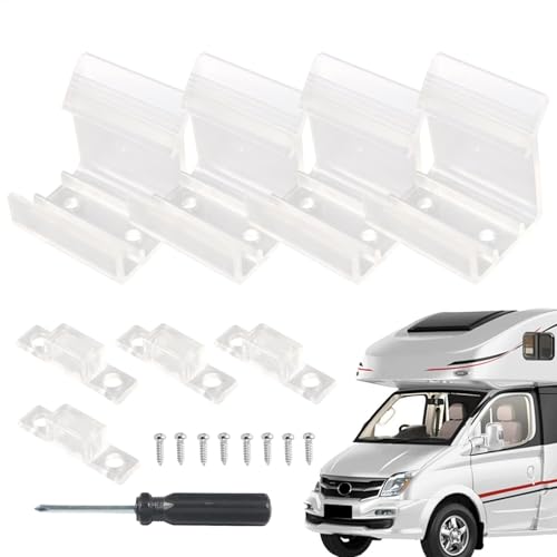 Türriegel – Türriegel für Innentür | Innentürriegel | Türschnäpper für Innentüren | Spiegelschrank-Türriegel | Stoßdämpfung Praktisches Ersatzzubehör für Wohnmobil & Reisen von Generic