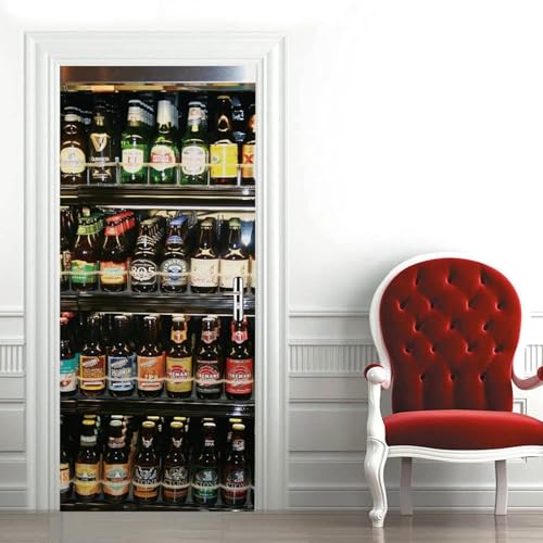 Türtapete Selbstklebend 100x200 cm Bier Türaufkleber 3D Weinschrank Türposter Türfolie Poster Tapete PVC Wasserfest für Schlafzimmer Wohnzimmer Tür B-5032 Türtapete Selbstklebend 100x200 cm Bier Türaufkleber 3D Weinschrank Türposter Türfolie Poster Tapete PVC Wasserfest für Schlafzimmer Wohnzimmer Tür B-5032 von Generic