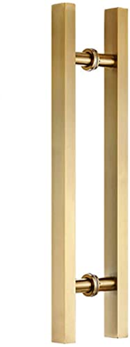 Türzuggriff Edelstahl, 24 Zoll / 32 Zoll / 40 Zoll / 47 Zoll extra langer Tor Haltegriff doppelseitig, Speisekammer Dusche Französische Scheune Tür Dekor Interne Büro Glas Türgriffe / 100 cm von Generic