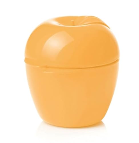 Tupperware To Go Apfelbox Müsli Snack Obstbox Apfeldose Dose Behälter Big Apple Apfel Aufbewahrungsbox orange lachs von Generic