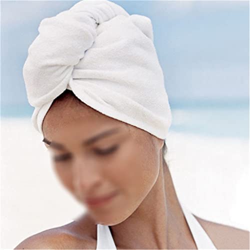 Turban Turban Badewerkzeug Mikrofaser After Shower Haartrocknungsset Damen Mädchen Damen Handtuch Schnelltrocknende Haarkappen (Farbe: D, Größe: 60 cm x 20 cm) von Generic