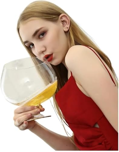 Tznnxzwx Bier Weingläser 1200ml / 2000ml / 3000ml / 4000ml / 6000ml / 8000ml / 12000ml Rotwein Big Glass Belly Cup, 3000ML von Generic