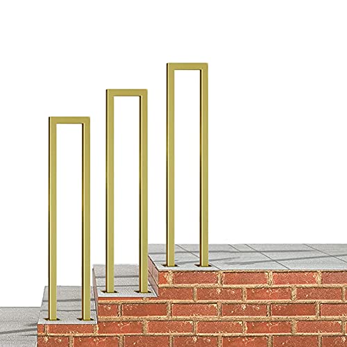 U-Förmiges Geländer Für Beton- Und Holzstufen. Langlebiges Treppengeländer Für Den Innen- Und Außenbereich. Sicherheitszaun Für Außen- Und Innentreppen./90Cm(2.9Ft) von Generic