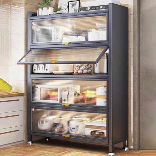 ÜBergroßEr Vorratsschrank, 5-StöCkiger Kaffeebarschrank, KüChenaufbewahrungsschrank for Wohnzimmer, Arbeitszimmer, WaschküChe von Generic