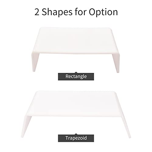 Überwachen Sie den Ständer, den Desktop -Stand mit Acrylbasis für Einen Komfortableren Computergebrauch (Trapezform) von Generic