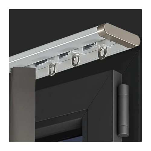 Ultradünne 6,0 mm Decken-Vorhangschiene | Vorhangschiene mit Stummen Rollen | Gardinenschiene für Wohnmobil-Raumteiler Duschvorhangstange(2.4ft(75cm)) von Generic