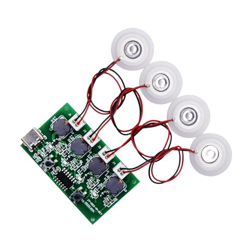 Ultraschall Luftbefeuchter Modul, Sprühnebelplatine, Einfache Anwendung für Zuhause, mit 4 Scheiben von Generic