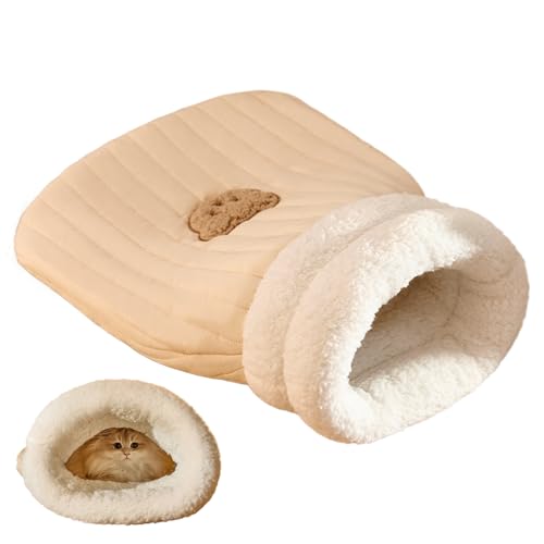 Umarmungsbereich für Haustiere, Wärmekissen für Haustiere, gemütliches Katzenbett mit weichem und bequemem Design, niedlicher Schlafsack für Katzen und Hunde, aus PE Umarmungsbereich für Haustiere, Wärmekissen für Haustiere, gemütliches Katzenbett mit weichem und bequemem Design, niedlicher Schlafsack für Katzen und Hunde, aus PE von Generic