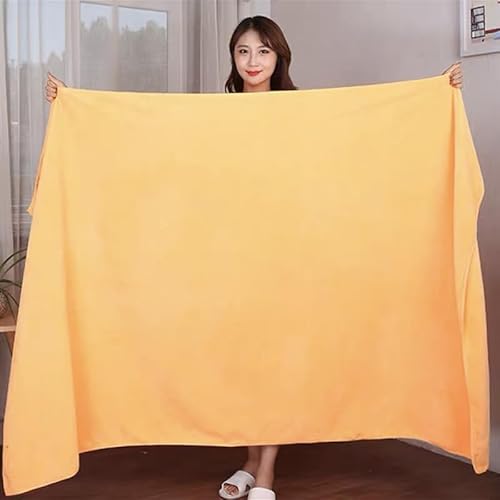 Umweltfreundliche Mikrofaser SPA Badetuch Schönheitssalon Betttuch Home Bad saugfähiges Handtuch, schnell trocknendes Erwachsenen-Mikrofaser-Badetuch 70 * 140 extra Dickes Modell von Generic