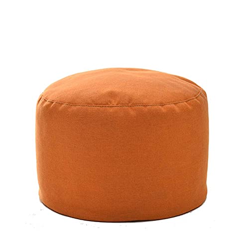 Umweltfreundlicher Particle Pouf, Sitzsack, Fußhocker, Fußstütze, leicht zu tragen, einfache Verwendung zu Hause, Orange von Generic