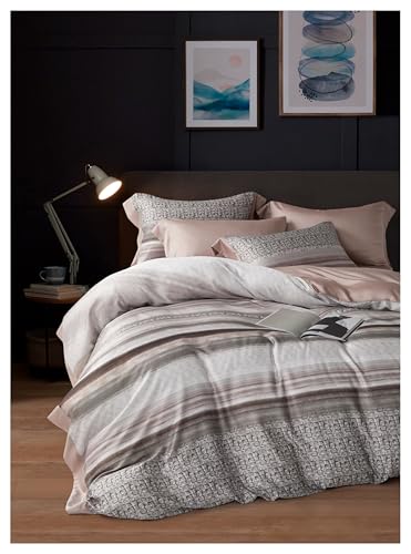 Unewex 5-teiliges Luxus Premium-Bettwäscheset 100% Tencel™ Lyocell aus Eukalyptus Oeko-TEX® Standard 100 2St. Bettdeckenbezüge 135x200cm 1St. Bettlaken 240x260cm 2St. Kissenbezüge 40x80cm von Generic