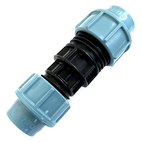 UNIDELTA Klemmverbinder für Wasserleitung Trinkwasser Kupplung für PE-Rohr 16 bar | Verbinder für Schläuche im Bewässerungssystem |Reduzierstück l Adapter Kunststoffkupplung für Wasserrohr 25 x 20 mm UNIDELTA Klemmverbinder für Wasserleitung Trinkwasser Kupplung für PE-Rohr 16 bar | Verbinder für Schläuche im Bewässerungssystem |Reduzierstück l Adapter Kunststoffkupplung für Wasserrohr 25 x 20 mm von Generic