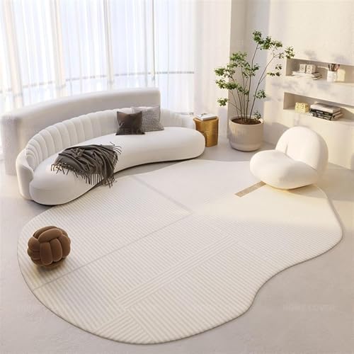 Unregelmäßige Form Teppich Moderne Abstrakte Wohnzimmer Schlafzimmer Ästhetischer Teppich Gefüllt Weiche Kunstwolle Home Office Teppich, Bereich Teppich, E, 300x400cm Unregelmäßige Form Teppich Moderne Abstrakte Wohnzimmer Schlafzimmer Ästhetischer Teppich Gefüllt Weiche Kunstwolle Home Office Teppich, Bereich Teppich, E, 300x400cm von Generic