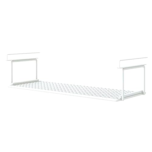 Unter dem Regalkorb - Unter dem Schrankregal, Aufbewahrungsregal | Schrank-Organizer, einziehbares Hängeregal, Platzsparender Schuhkorb zum Aufhängen für Küche, Speisekammer, Schreibtisch, Bücherregal von Generic
