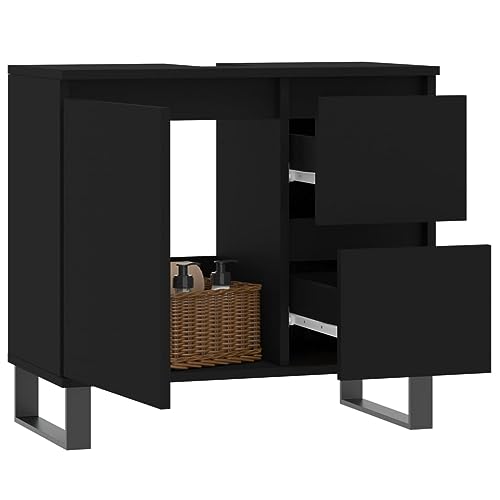 Unterschrank Waschbecken, Badschrank 65x33x60 cm, Waschbeckenunterschrank aus Holzwerkstoff, Unterschrank Badezimmerschrank mit Beine 10 cm, 831613 Unterschrank Waschbecken, Badschrank 65x33x60 cm, Waschbeckenunterschrank aus Holzwerkstoff, Unterschrank Badezimmerschrank mit Beine 10 cm, 831613 von Generic