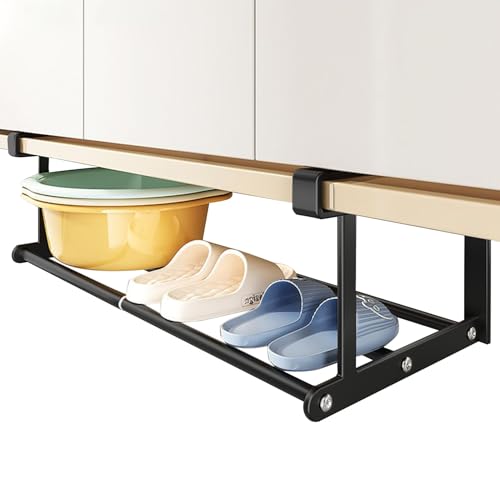 Unterschrankregale | Teleskop-Heimschrankzubehör – robustes, rutschfestes, verstellbares Regal für Küche, Spüle, Spind, Waschtisch, Wohnmobil, Schrank, Theke, Badezimmer Unterschrankregale | Teleskop-Heimschrankzubehör – robustes, rutschfestes, verstellbares Regal für Küche, Spüle, Spind, Waschtisch, Wohnmobil, Schrank, Theke, Badezimmer von Generic
