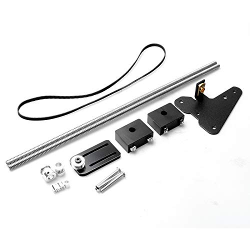 Upgrade Kit Dual Z Axis 3D Drucker Upgrade Kit mit Einstufen-Motor-Spannungsriemen, für Ender-3, Schwarz, 1 Upgrade Kit Dual Z Axis 3D Drucker Upgrade Kit mit Einstufen-Motor-Spannungsriemen, für Ender-3, Schwarz, 1 von Generic
