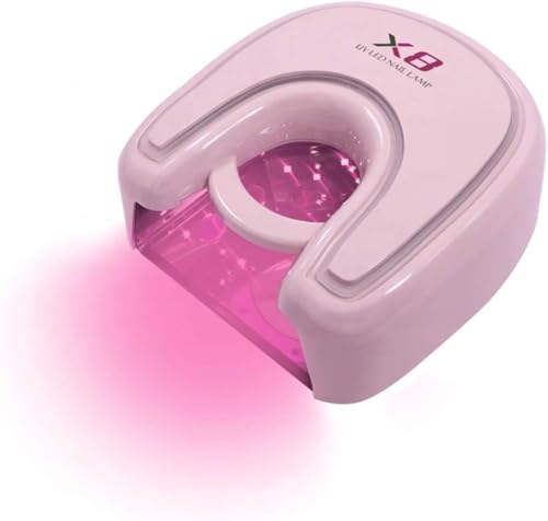Uv-nagellampe Drahtlose Wiederaufladbare Polymerisationslichtmaschine, 48w Professionelle Uv-härtungslampe Mit Automatischem Sensor Und LCD-Display Für Zuhause Und Nagelstudio, Pink Uv-nagellampe Drahtlose Wiederaufladbare Polymerisationslichtmaschine, 48w Professionelle Uv-härtungslampe Mit Automatischem Sensor Und LCD-Display Für Zuhause Und Nagelstudio, Pink von Generic