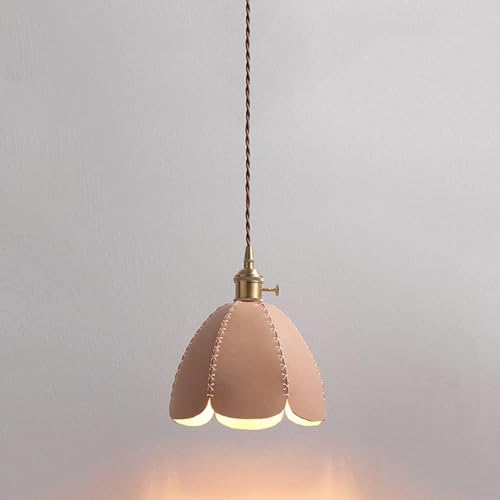 V-Intage Messing-Pendelleuchte E27 1-Flammig Leder-Hängeleuchte Für Den Innenbereich, Küche, Esszimmer, Verstellbarendelleuchte, Kronleuchter/Natürlich V-Intage Messing-Pendelleuchte E27 1-Flammig Leder-Hängeleuchte Für Den Innenbereich, Küche, Esszimmer, Verstellbarendelleuchte, Kronleuchter/Natürlich von Generic