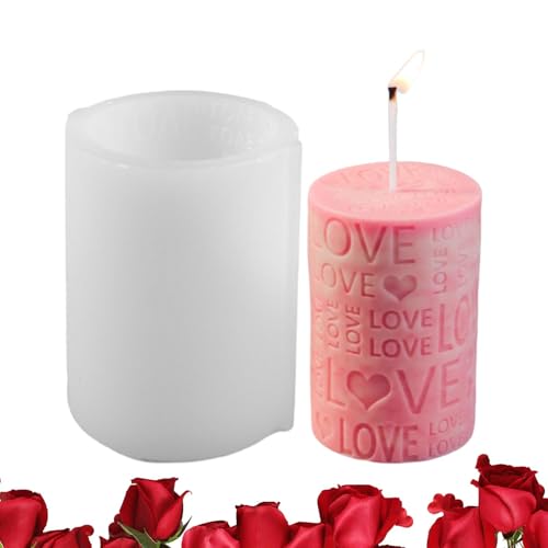 Valentinstag Harzform Silikonform Valentinstag Zylinder Silikonformen für Kerzen Kerzenherstellung Silikonform für Kerzen Formen zur Kerzenherstellung Silikonsäulenform für Valentinstag Harzform Silikonform Valentinstag Zylinder Silikonformen für Kerzen Kerzenherstellung Silikonform für Kerzen Formen zur Kerzenherstellung Silikonsäulenform für von Generic