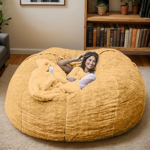 Velours Hülle Für Sitzsack Ohne Füllung Stretch Waschbar Modern Für Erwachsene Und Teenager Gaming Büro Patio Wohnzimmer,E,180 * 90cm von Generic