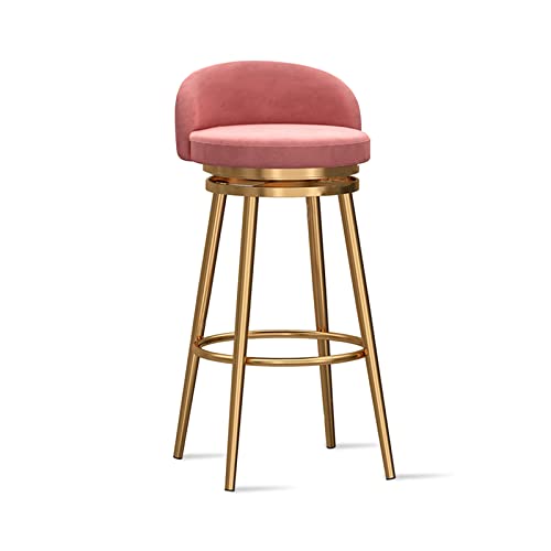 Velvet Bar Stool with Gold LegsModern Counter Chair for Kitchen Island 25.6'' High Dining Chair Stylish Low Back Design Set of 1 Elegant Upholstered Barstool Velvet Bar Stool with Gold LegsModern Counter Chair for Kitchen Island 25.6'' High Dining Chair Stylish Low Back Design Set of 1 Elegant Upholstered Barstool von Generic