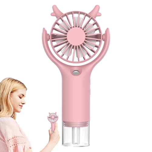 Ventilator, tragbar, wiederaufladbar, Luftbefeuchter, Wassersprüher, Ventilator | Recha tragbarer Ventilator von Generic