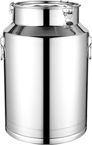 Verdicken 201 Edelstahl Milch C Weinfässer Eimer Milchtopf Tote Jug Luftdichte Lagerung Cister Trsport C, Heavy Duty Milch C Eimer Mit Versiegeltem Deckel, 88L Verdicken 201 Edelstahl Milch C Weinfässer Eimer Milchtopf Tote Jug Luftdichte Lagerung Cister Trsport C, Heavy Duty Milch C Eimer Mit Versiegeltem Deckel, 88L von Generic