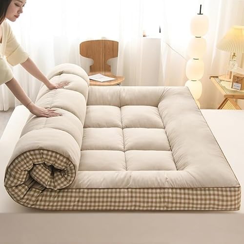 Verdickte Bodenmatratze, Futonmatratze In Voller Größe, Aufrollbare Isomatte, Tragbares Sofa Verdickte Bodenmatratze, Futonmatratze In Voller Größe, Aufrollbare Isomatte, Tragbares Sofa von Generic