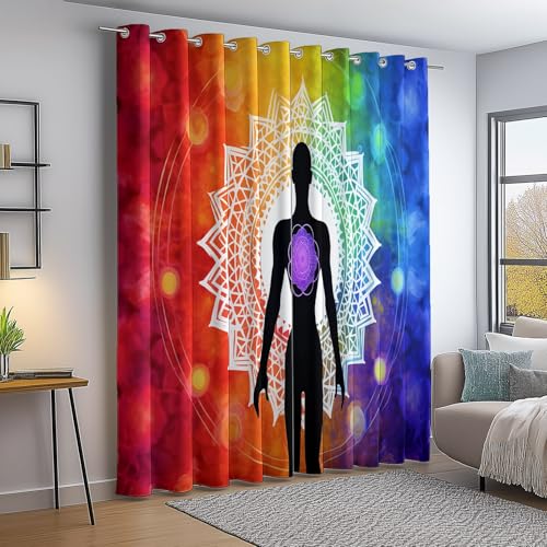 Verdunkelungsvorhang Bunt Thermovorhang Kälteschutz 2 Stück Türvorhang, Abstrakt Menschliche Silhouette Blumenmuster Blickdicht Ösenschal Gardinen Wohnzimmer Blackout Curtain H240×B132 cm Verdunkelungsvorhang Bunt Thermovorhang Kälteschutz 2 Stück Türvorhang, Abstrakt Menschliche Silhouette Blumenmuster Blickdicht Ösenschal Gardinen Wohnzimmer Blackout Curtain H240×B132 cm von Generic