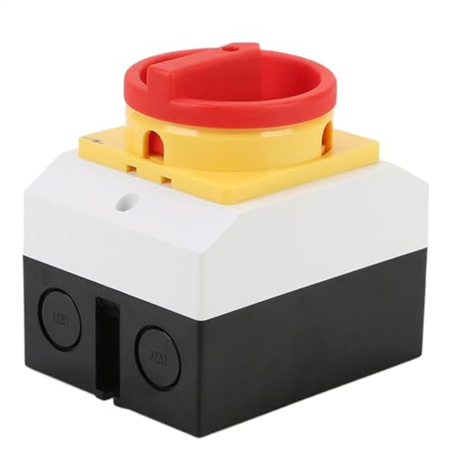 Versiegelter Ladeschaltkreis, manueller Wechselschalter | 20 A wasserdichte Hauptstaubkontrolle, 380 V PROPITAR PODRO 4P Master Control Cut-Offlob wasserdicht für Automobile von Generic