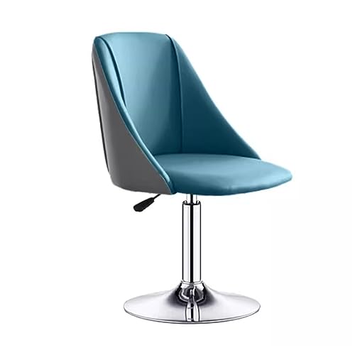 Verstellbare Barhocker, Moderne Drehinselstühle mit Metallbasis – Computerstuhl aus PU-Leder für Büro, Schreibtisch, Executive-Design mit mittlerer Rückenlehne von Generic
