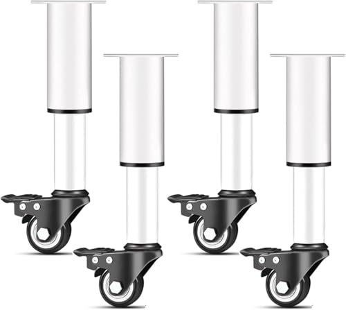 Verstellbare Möbelbeine Aus Metall Mit Drehbaren Lenkrollen 4pcs Stehpultbeine Verstellbare Tischbeine Für Die Schrankaufbewahrung Regalstuhl Kommode Couchtisch, B, 18cm Verstellbare Möbelbeine Aus Metall Mit Drehbaren Lenkrollen 4pcs Stehpultbeine Verstellbare Tischbeine Für Die Schrankaufbewahrung Regalstuhl Kommode Couchtisch, B, 18cm von Generic