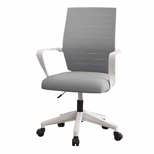 Verstellbarer Bürostuhl mit Netzstoff und Drehfunktion und elastischem Kissen – Atmungsaktiver ergonomischer Schreibtischstuhl zum Spielen und Arbeiten – Stilvolle graue Chefsessel Verstellbarer Bürostuhl mit Netzstoff und Drehfunktion und elastischem Kissen – Atmungsaktiver ergonomischer Schreibtischstuhl zum Spielen und Arbeiten – Stilvolle graue Chefsessel von Generic