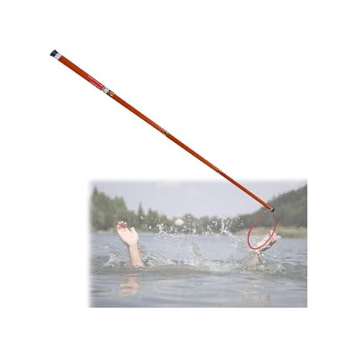 Verstellbarer Pool-Rettungshaken, Lebensrettende Notfallausrüstung Für Wasserparks Und Strände, 177,2" 216,5" 255,9" 393,7" Langer Sicherheitshaken Für Pools Mit Rutschfestem Design(21.3FT) von Generic