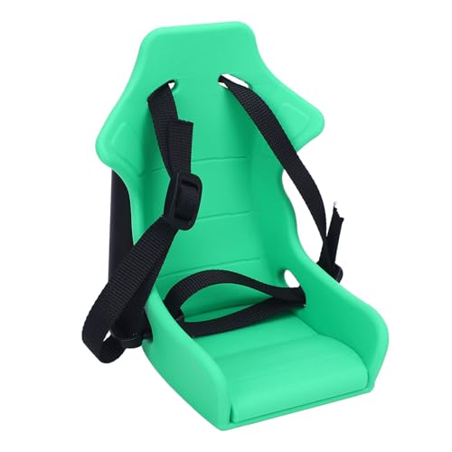 Verstellbarer Riemen, Leichtes Kunststoffmaterial, Fantasievolles Spiel, Puppenträger für die Meisten Fahrräder, Puppenbefestigung, Fahrradzubehör für Puppen (Green) von Generic